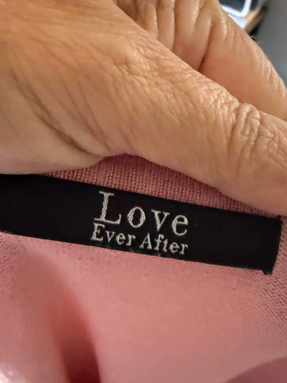 Love Ever After Scoop Neck Puff Sleeve Sweater - Blush Pink - Picture 5 of 7